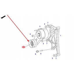 F836200040230 įtempiklio volelis