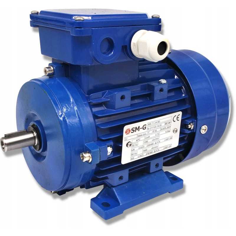 Elektros variklis 0 55kw 230 400v 1390rpm 3 fazis