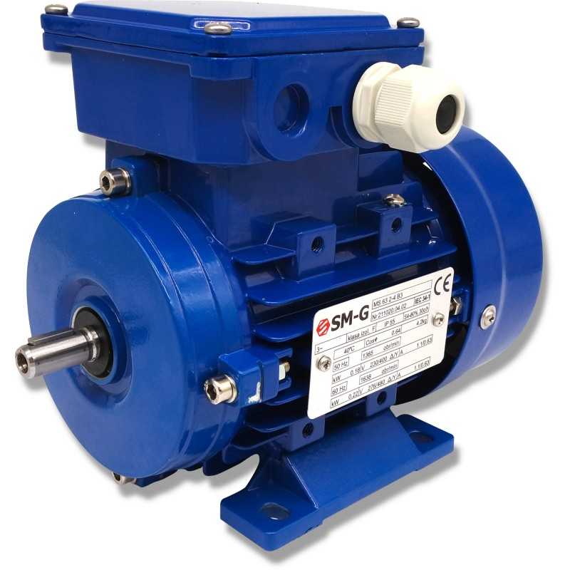 Elektros variklis 0 18kw 230 400v 1365rpm 3 fazis