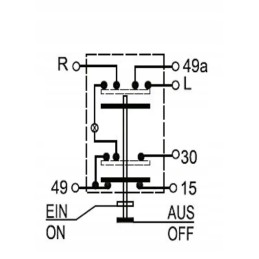 Mygtuko jungiklio diferencialo užraktas