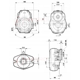 Bmr gr2 pavarų dėžė 10kw 95001 n 1 n 2 1 5 ob