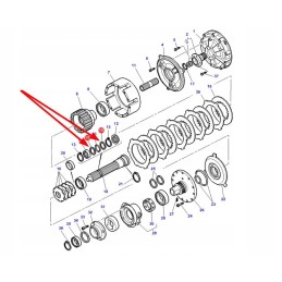 3793128m1 šlapios sankabos tefloninis žiedas