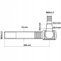 „Renault“ strypo galai 6000103324 m24x1 5