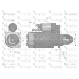 Starteris 3kw c 330 c 360 zetor naujo tipo expom k