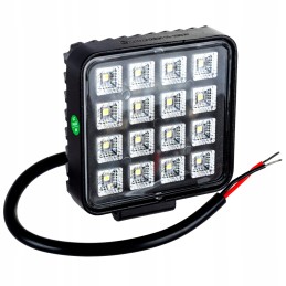 16 LED halogeninė darbo lempa su jungiklių pora