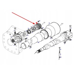 158305080061 priekinės ašies varančiojo veleno įvorė