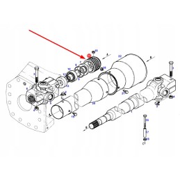 158305080061 priekinės ašies varančiojo veleno įvorė