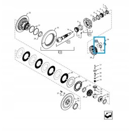New Holland T8 4814 reguliavimo tarpiklių komplektas
