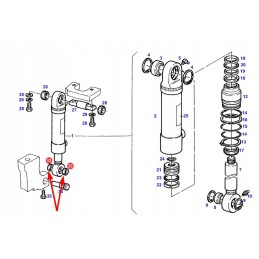312301051400 pavaros amortizacinis įdėklas