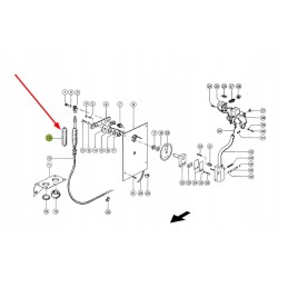 177121 0 guminis dangtelis valdymo kabeliui