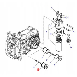 4358348m1 agco hidraulinės alyvos filtras