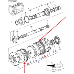 3761845m91 frikcinių plokščių komplektas