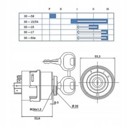 Uždegimo jungiklio korpusas deutz manitu