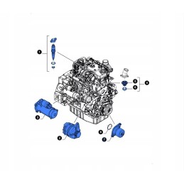 Vandens siurblys new Holland korpusas steyr 504062854 cnh