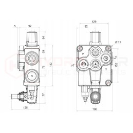 Hidraulinis skirstytuvas 1s 120l a1 badestnost