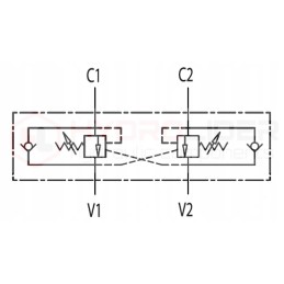 Viršutinis vožtuvas, skirtas vbcd 3 4 de 100 l 350 barų omų