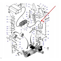 4271561m1 kabinos pakabos sistemos jungtis