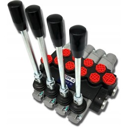 Hidraulinis skirstytuvas, 4 sekcijų, 40l, pajungimo skląstis