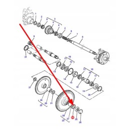 1610244m1 kardaninio veleno mechanizmo poveržlė