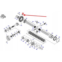 X485018800000 diskinio rato varžtas m12 x 30