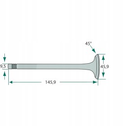 Ford įsiurbimo vožtuvas 38017764 granitas