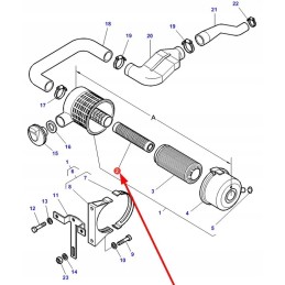 3901463m2 vidinis oro filtras