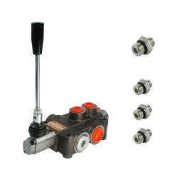 Hidraulinis skirstytuvas, 1 sekcija, 80l jungtys