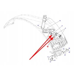 G737900020120 galinis stabdžių žibintas