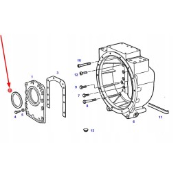 38006138 alkūninio veleno korpuso alyvos sandariklio žiedas