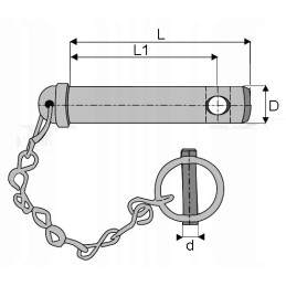 Smeigtukas su apsauga, dl 185mm, sr 22