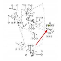 546878 0 durų spynos poveržlė