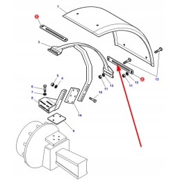 3777585m2 sparno tvirtinimas 240mm
