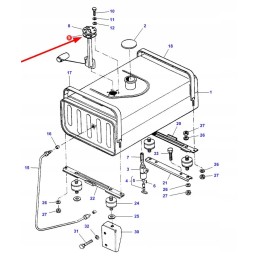 1674250m1 kuro lygio jutiklio tarpine