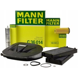 Mann filtrų komplektas bmw x6 e71 3 0d n57 2010 m