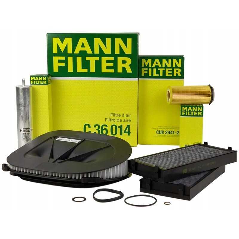 Mann filtrų komplektas bmw x6 e71 3 0d n57 2010 m
