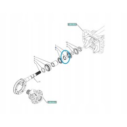 Žiedinė įvorė new holland 5142026 cnh