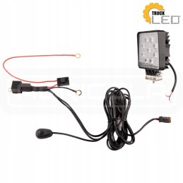 Darbo lempa 9xled 1430 lm 24w jungtis