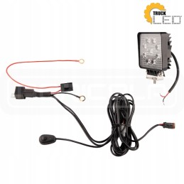 Darbo lempa 9xled 1430 lm 24w jungtis