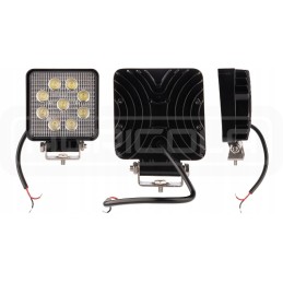 Darbo lempa 9xled 1430 lm 24w jungtis
