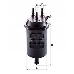 Kuro filtras Renault Megane II 1 5dci Mann