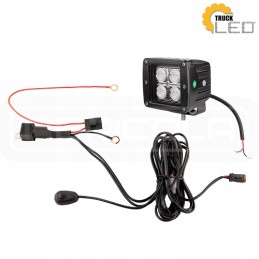 Darbo lempa 4xLED 1000 lm 16w jungtis