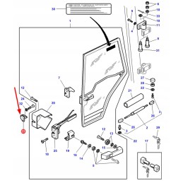 6228984m91 durų rankenos fiksatorius