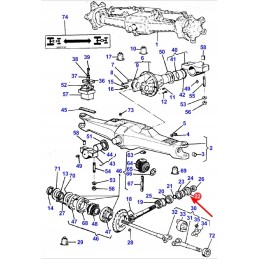 3429042m1 priekinės ašies atstumas 35 x 55 x 24