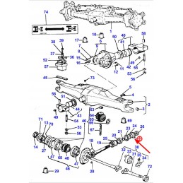 3429042m1 priekinės ašies atstumas 35 x 55 x 24