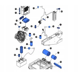 Alyvos filtras naujas holland korpusas 5801986263 cnh
