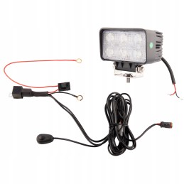 Darbo lempa 6xLED 1100 lm 18w jungtis