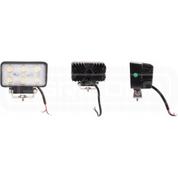 Darbo lempa 6xLED 1100 lm 18w jungtis