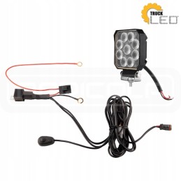 Darbo lempa 9xled 1133 lm 20w jungtis