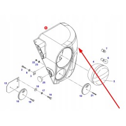 716900020021 galinio žibinto korpusas