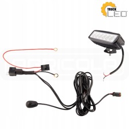 Darbo lempa 6xLED 1680 lm 18w jungtis